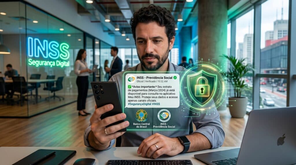 O INSS Utiliza o WhatsApp para Alertar sobre Atualização Cadastral? Veja o Canal Oficial e Como Evitar Golpes